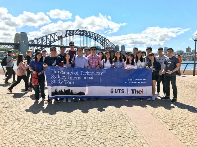 Students visited the Sydney Harbour Bridge in cultural tour.
