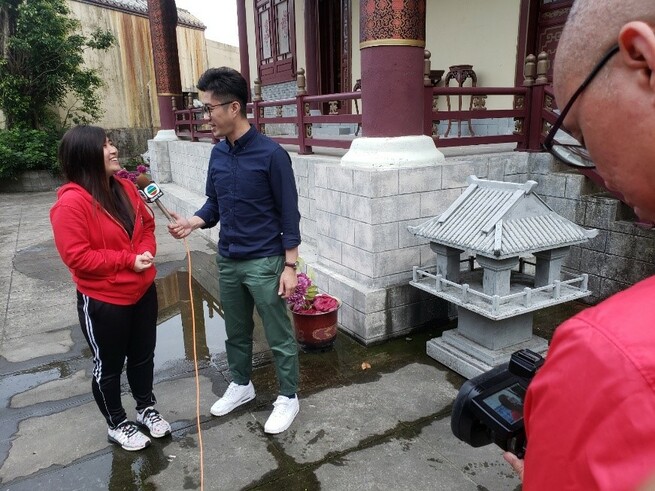I also had my first interview with the TVB programme "Sports A New Horizon".