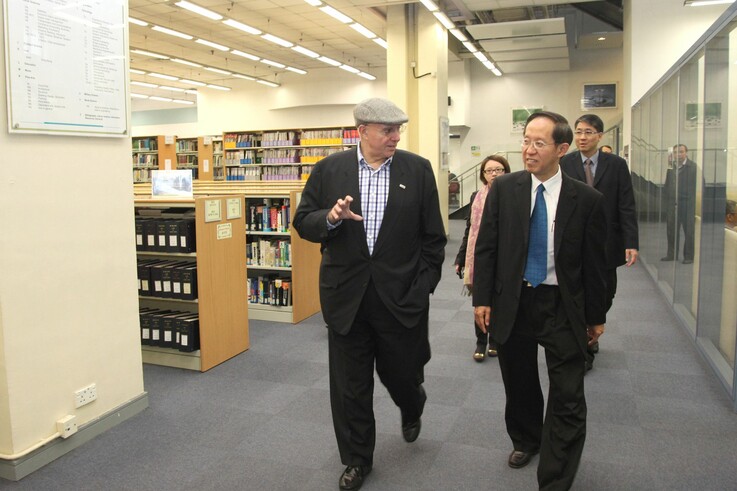 NYP representatives toured THEi campus facilities