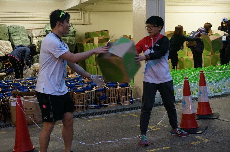 Year 2 SRM student volunteer provide operational support to the event on 13th March 2016